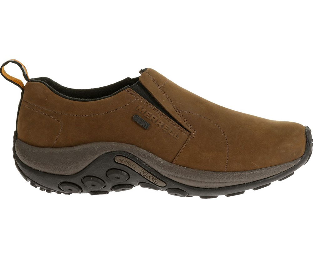 Zapatos De Seguridad Hombre - Merrell Jungle Moc Nubuck Waterproof - Marrones - WKMS-65294